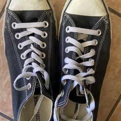 Converse Size 9 Mens Black