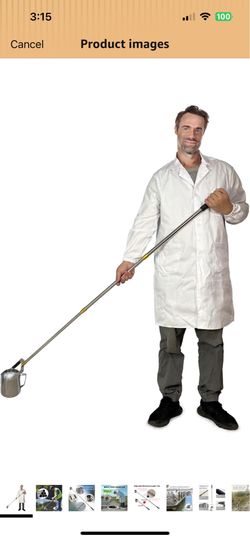 Telescopic Stainless Steel Water Sampler – 500ml Pendulum Beaker Sampler – Water Sampler with Swivel & Fixed!