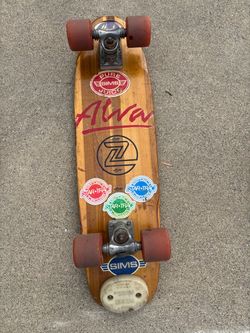 Vintage Alva Skateboard – SIMS Wheels & Gullwing Trucks