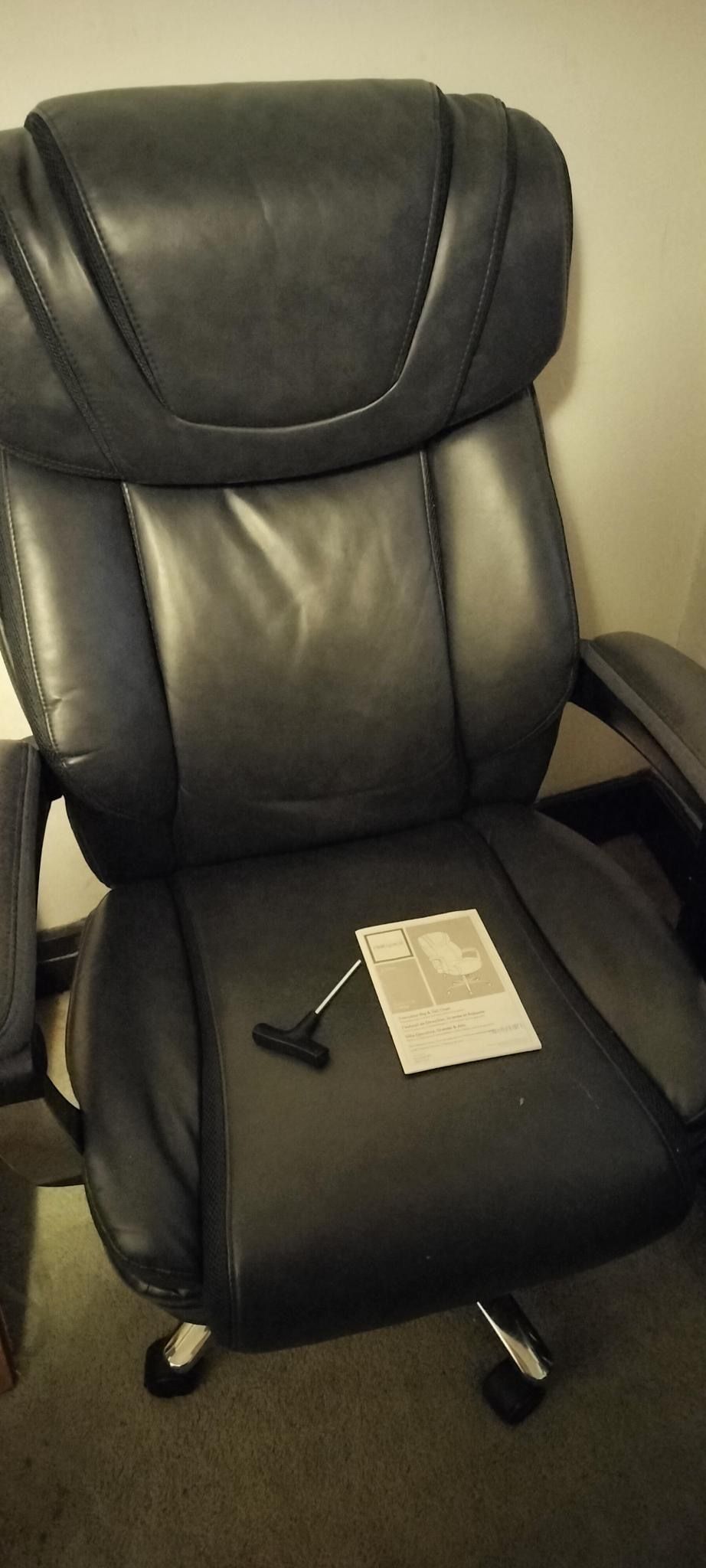 Slate Gray Bonded Leather Office/Gaming Chair