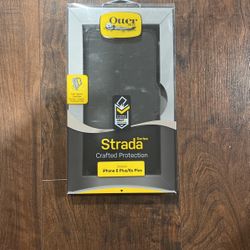 Phone Case protector iPhone 6 Plus/6s Plus Strada Series Black Leather Like