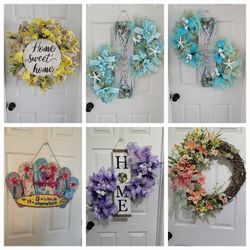 Wreaths For Your Decor  See Prices Below 20 To 45 Ea