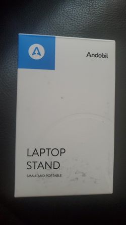 Andobil Mini Portable laptop Stand, Foldable Mini laptop Stand, Invisible Cooling Laptop Holder, Ergonomic Anti-Slip Durable Lightweight Stable