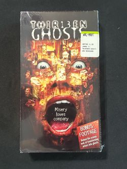 Factory Sealed Horror VHS Tape- 13 Ghosts