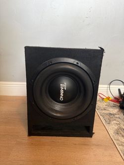 Timpano 12” Subwoofer with Custom Ported Box – Car Audio