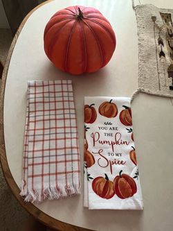 Fall Kitchen Dish Towels Set of 2