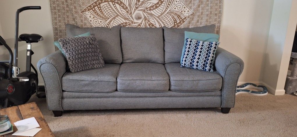 Gray 3-Seater Couch – $125 OBO
