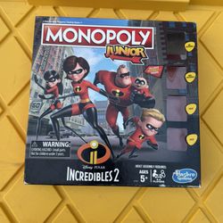 Monopoly Junior Incredibles 2 Board Game 