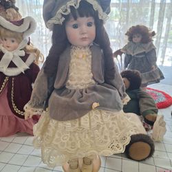 Porcelain Vintage Doll