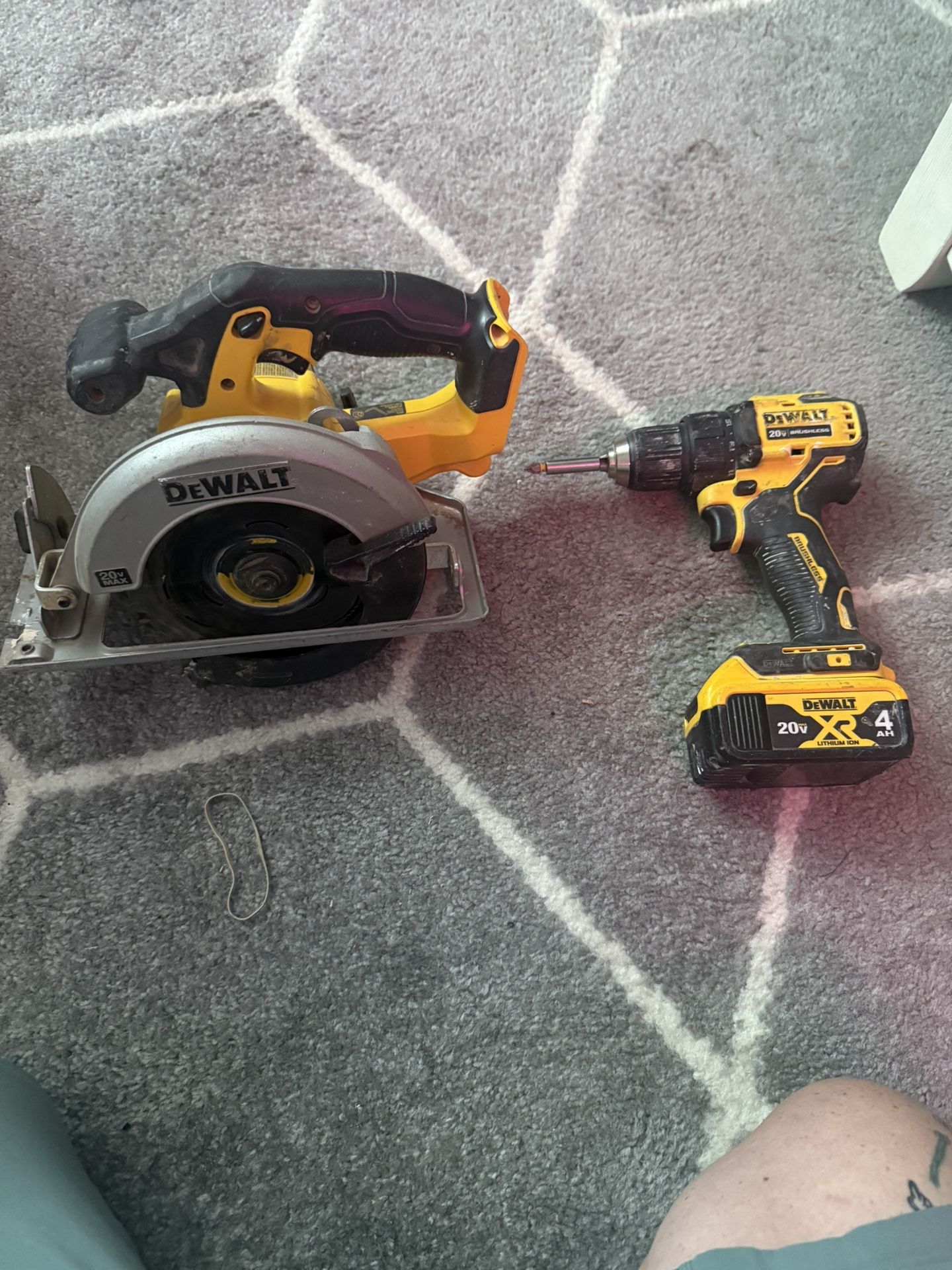 Dewalt Drill And Circular Saw