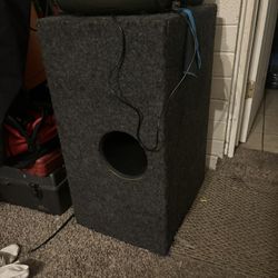 CUSTOM SUBWOOFER BOX WITH TWO 12 DIAMOND AUDIO SUBS
