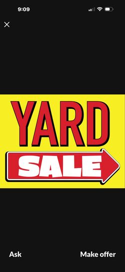 Yard Sale