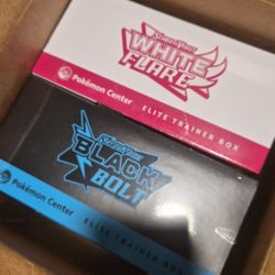 Pokemon Center Black Bolt White Flare ETB