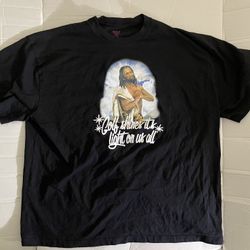 Golf Wang T Shirt Mens XXL Black Tyler The Creator Shines Light On Us All Tee