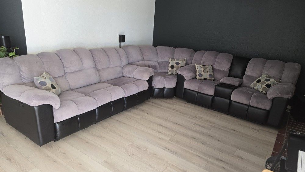Recliner Sectional Couch