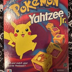 Pokémon Yahtzee Game, New Unopened Collectible, 1999