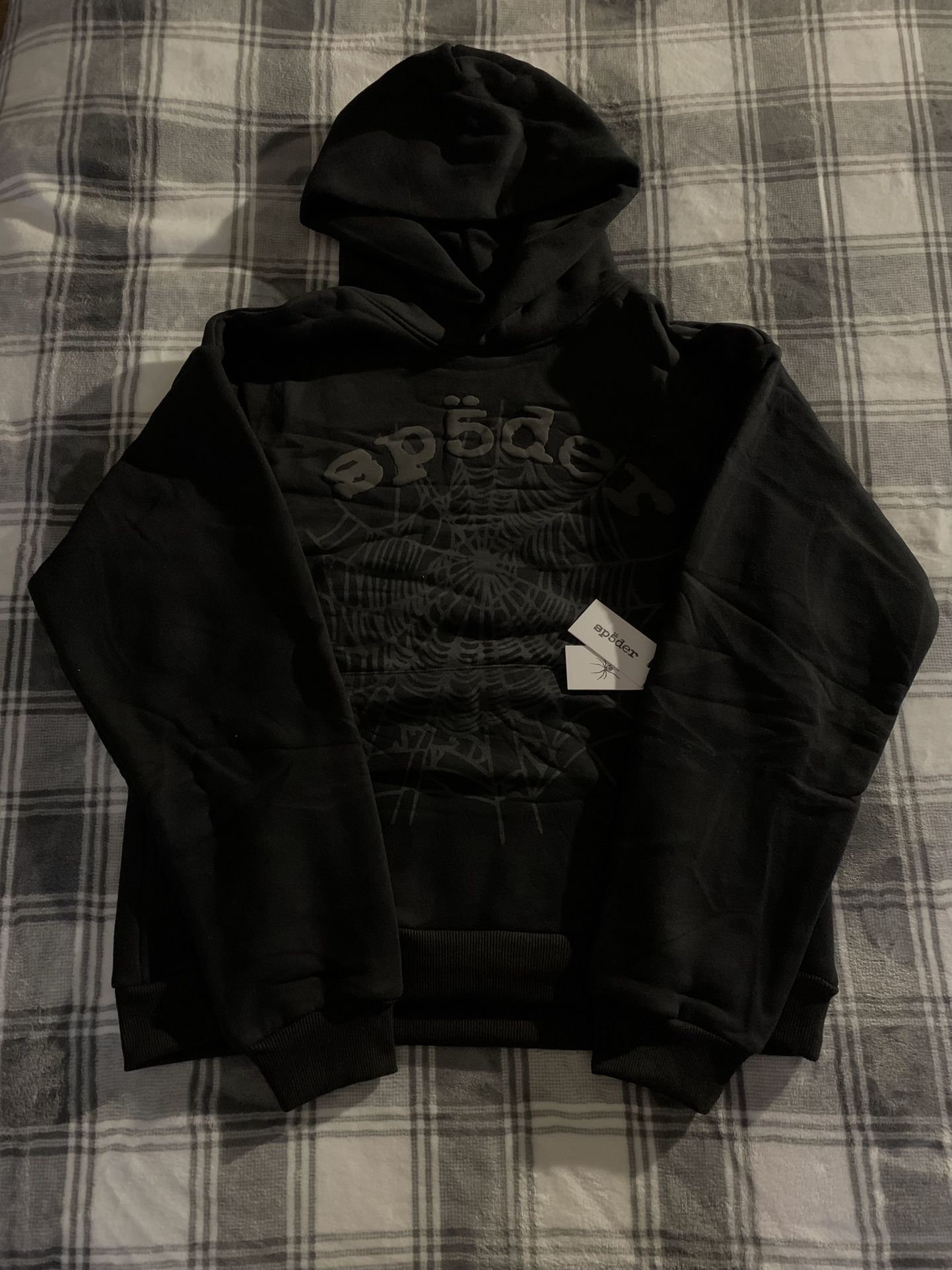 Sp5der Hoodie Black Medium