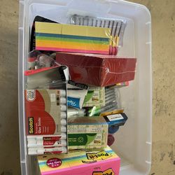 Bucket of All kind of supplies