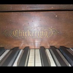 Vintage Chickering Baby Grand Piano – Needs Full Restoration – Serial #128051