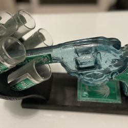 Drink Holder With Shot Glasses