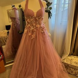 Super Cute Prom Dress Pink Color