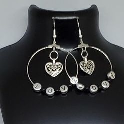 1 1/2" Hoops, Pierced Earrings