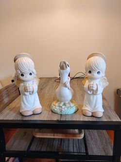 1998 precious moments lawn figures