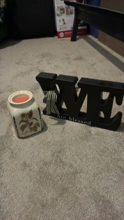 Scentsy warmer/ wood decor