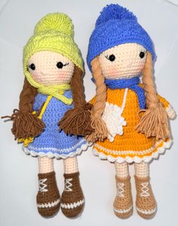 On Sale - Best Handmad Doll (25cm height) 2 dolls for 60$