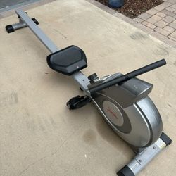 Magnetic Rowing Machine with LCD Monitor