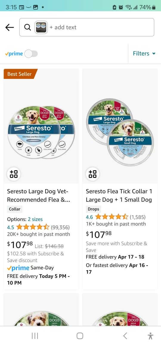 Flea & Tick Treatment & Prevention Collar for Dogs

