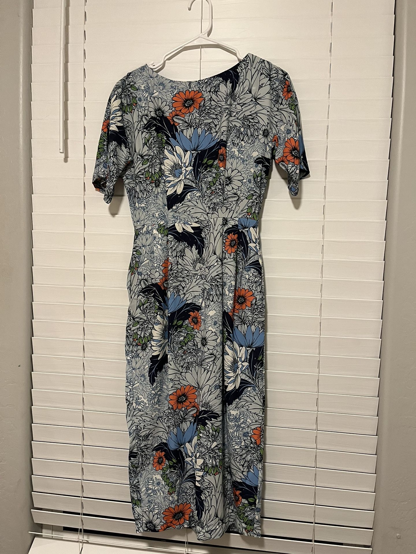 WOMENS ASOS FLORAL MAXI DRESS size 4