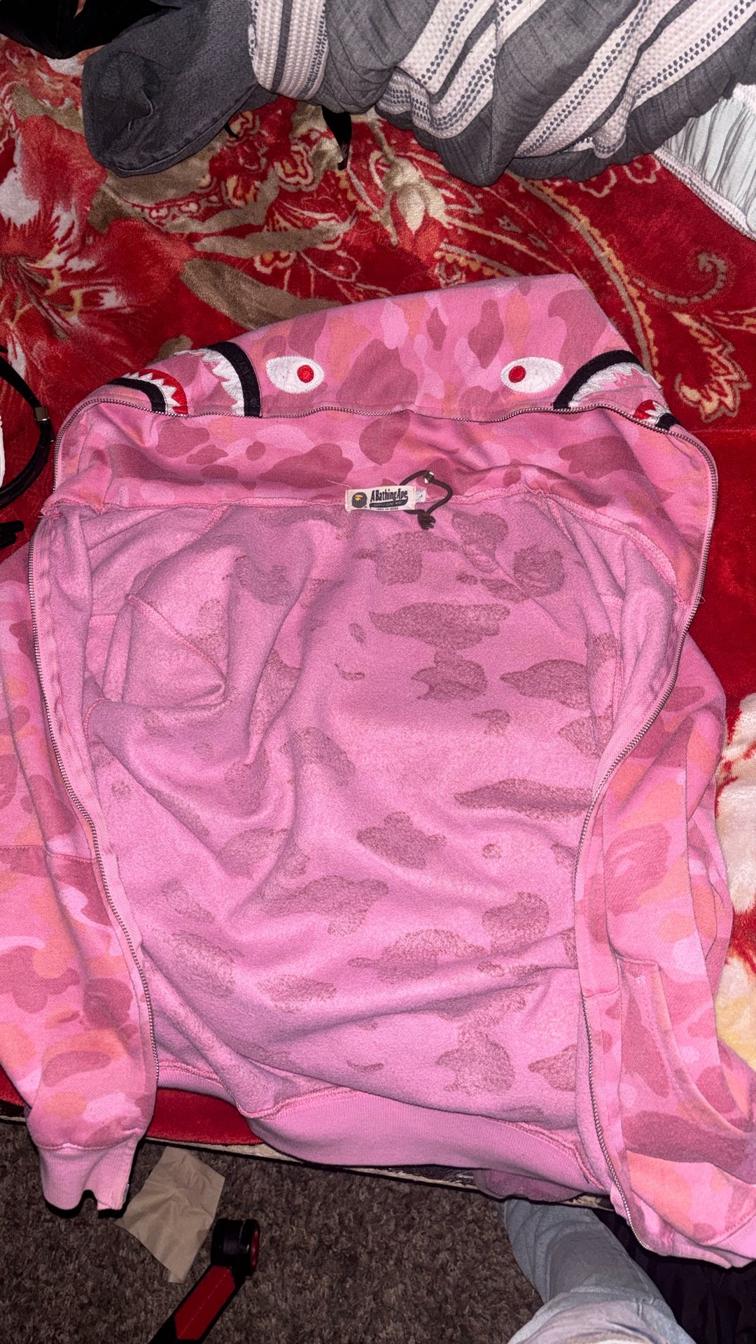 Pink Bape Hoodie