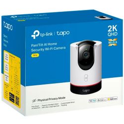 TP-Link Plug-In 2K Tapo Pan-Tilt Indoor Security Camera Brand new In Sealed Box