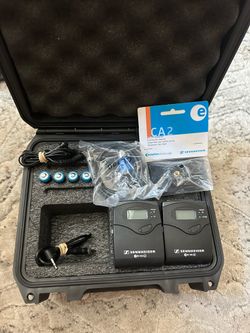 Sennheiser EW 100 G3 Wireless Mic System with CA2 Mount and SKB Case - Like New