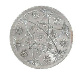 Vintage Anchor Hocking Star Of David Platter