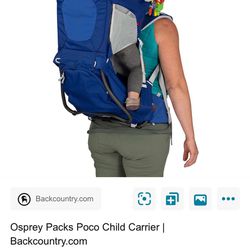 Osprey Child Carrier/Backpack