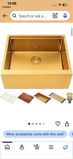 Sarantutu Farmhouse Under mount Sink Gold