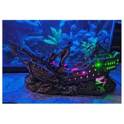 Aquarium Fish Tank Ship Decoration 