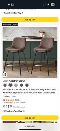 6 bar stool chairs