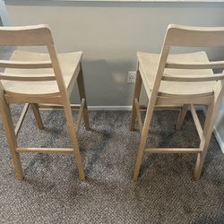 Barstools/Tall Chairs, Two - Like new