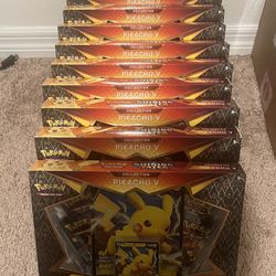 Pokemon Pikachu V Shining Fates Box x10 (40 packs)