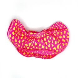 Pink with Yellow Spots Pattern Skirt from Vintage 1991 Mattel “Bath Magic Barbie #5274”