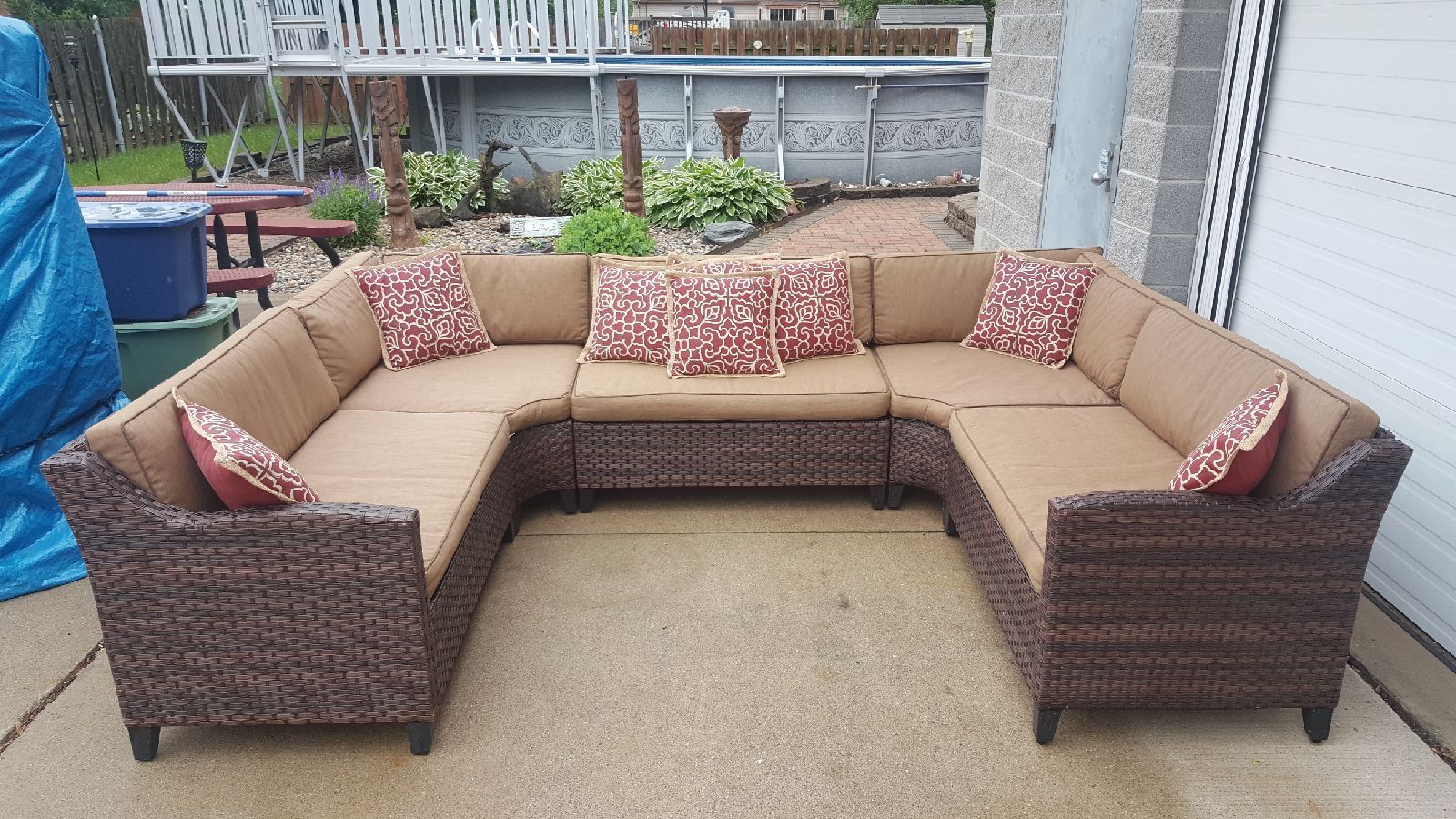 Patio furniture couch