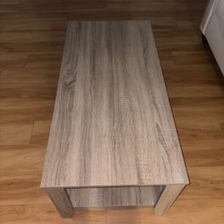 Ash Wood Coffee Table