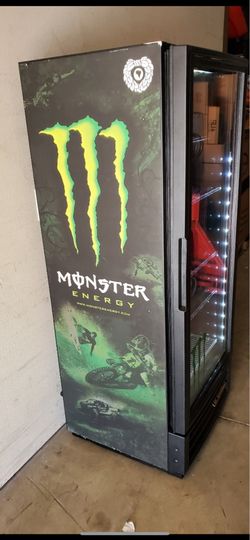 Monster Energy Drink Refrigerator Display