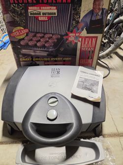 George Foreman Double Champion Indoor Outdoor Grill
