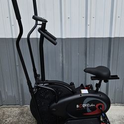 Dual Trainer Elliptical and Stationary Bike