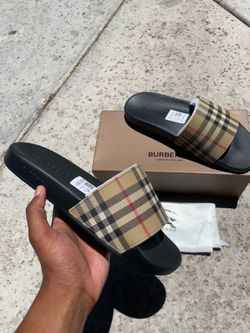 Burberry slides