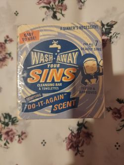 Unique Gag Gift ♡ Wash Away Sins Soap